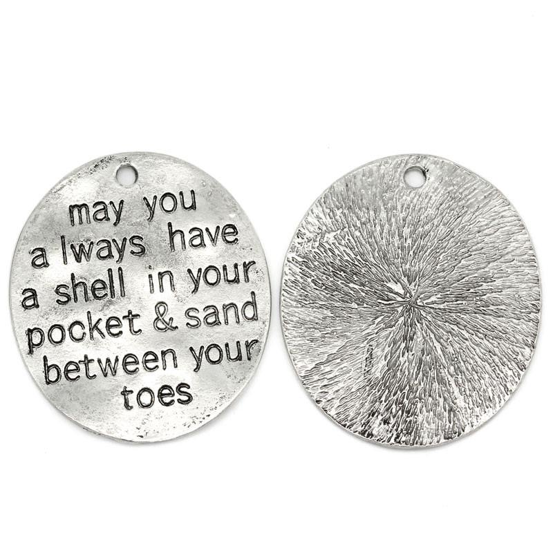 Texthänge/ Berlock, Silver "May you always have a..."