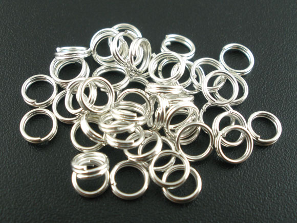 Splitring, silver 5mm