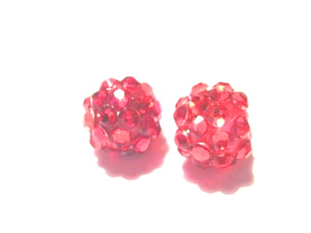 Resin / Pave bead - 12 mm