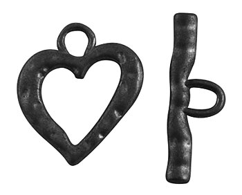 Toggellås, Hamrat hjärta, Gunmetal