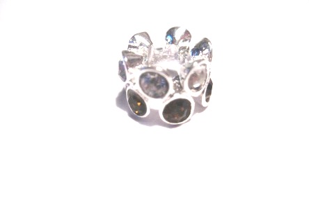 Bead / pendant--Luxury m Rhinestone - Brown