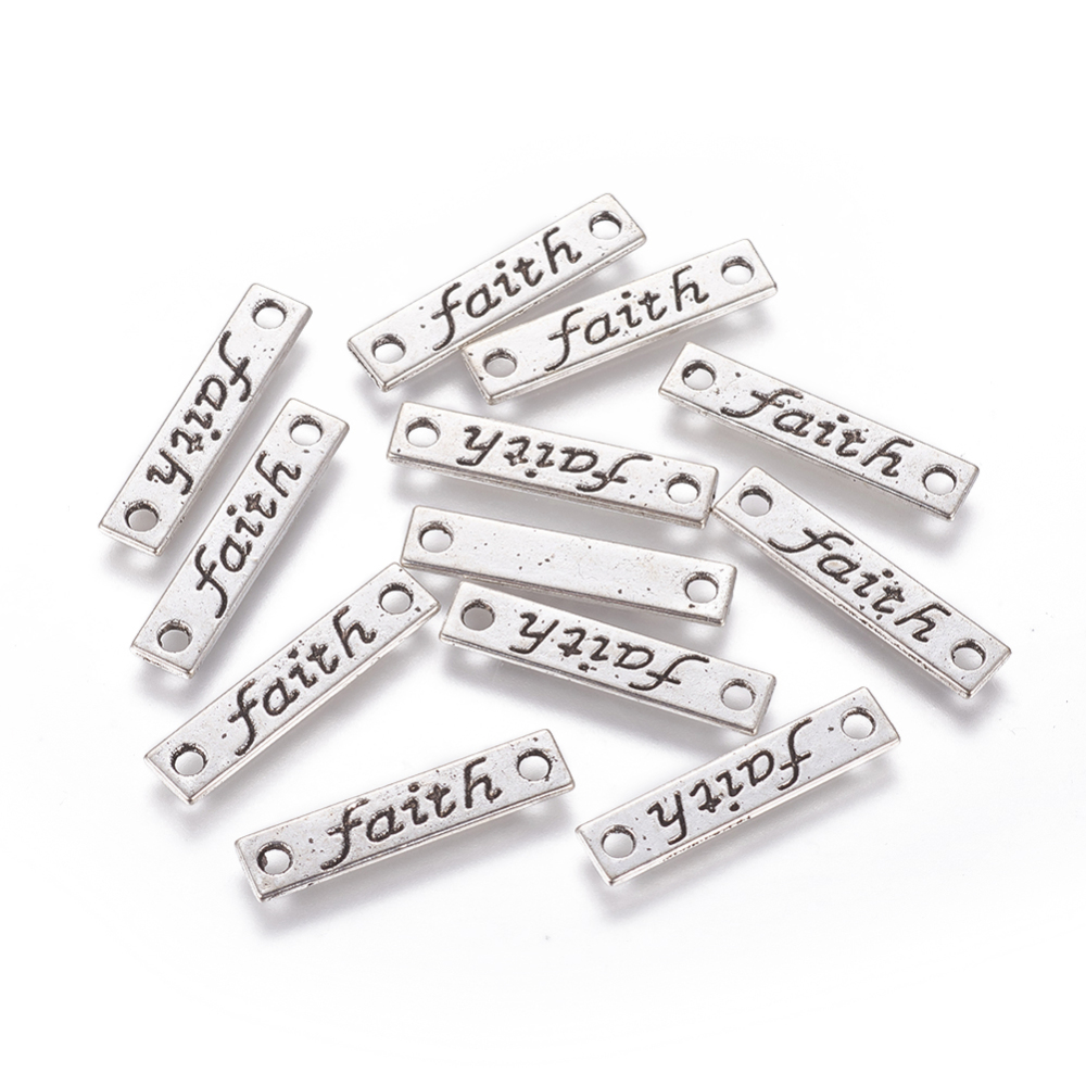 Charm  Tag / Connector "Faith" - 2