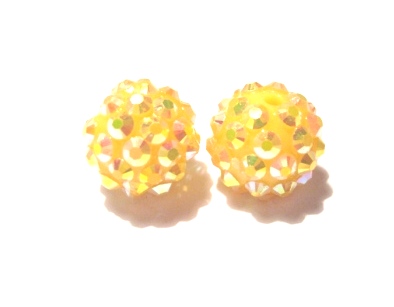 Resin / Pave bead - 14 mm nr2
