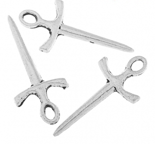 Charm -  Sword silver
