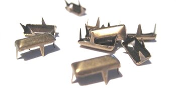 Nitar - Rektangulär brons 11x5mm