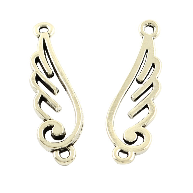 Charm -connector Angel wing