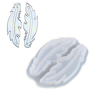 Silicone Resin Mold  Feather Leaf