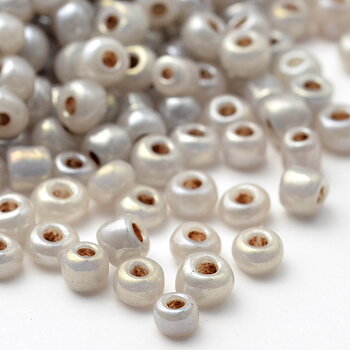 Seedbeads - Pearl Rosywhite 2mm 11/0