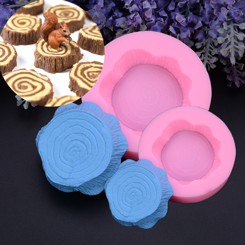 Silicone Resin Mold   Tree ring Large - 4