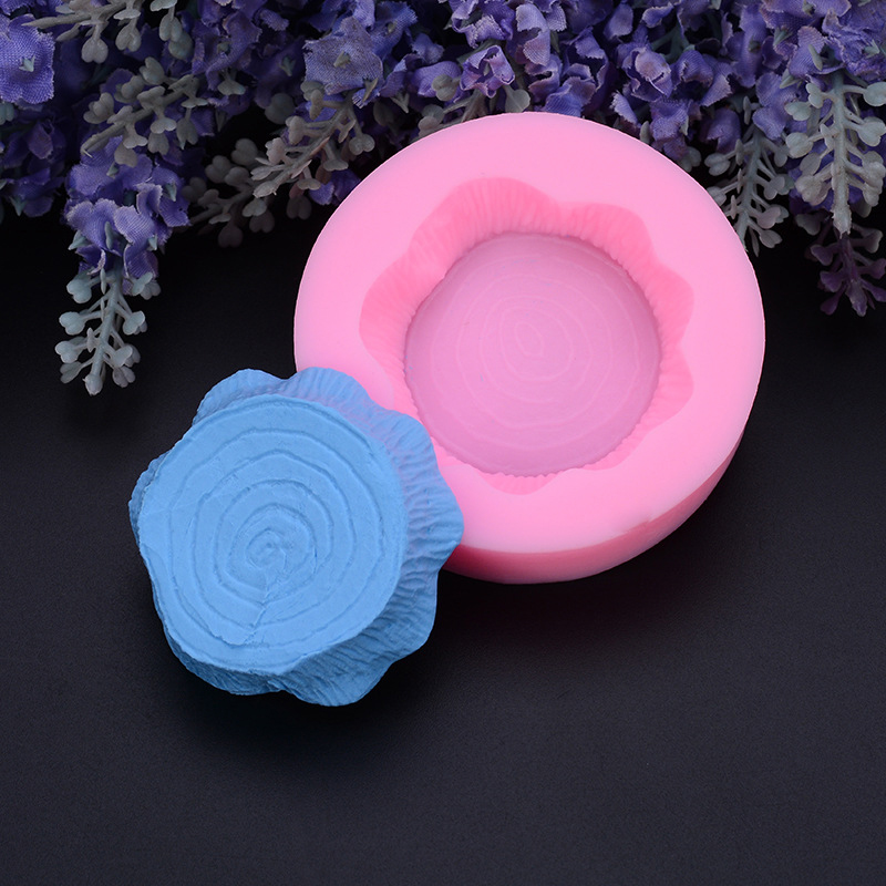 Silicone Resin Mold   Tree ring Large - 3