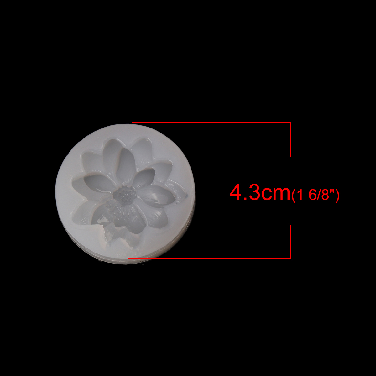 Silicone Resin Mold  Flower 43mm - 2