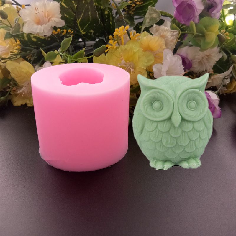 Silicone Resin Mold Owl 50mm - 2