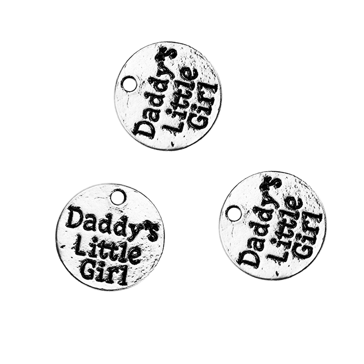 Berlock / Texthänge - Daddys little girl