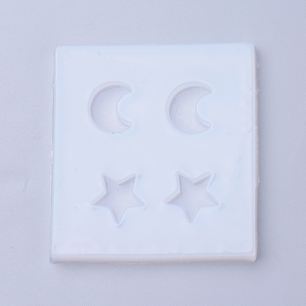Silicone Resin Mold .  moon & stars