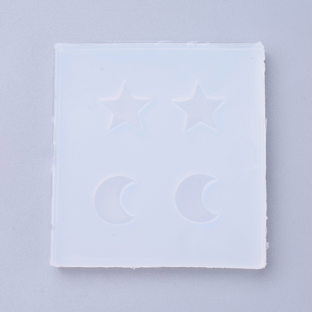 Silicone Resin Mold .  moon & stars - 2
