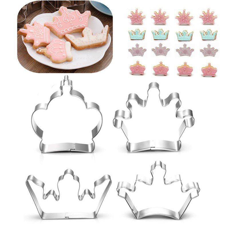 Cookie cutter, stainless steel-  Crown King - 2