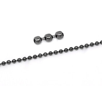 Kulkedja, 2,4mm Gunmetal