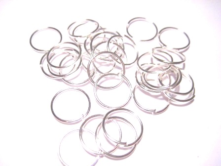 Jumprings,  12x0,9mm - silver