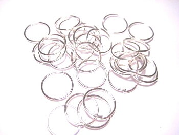 Jump Rings, 12x0, 9mm - silver