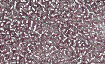 Seedbeads  silverlined- Mauve