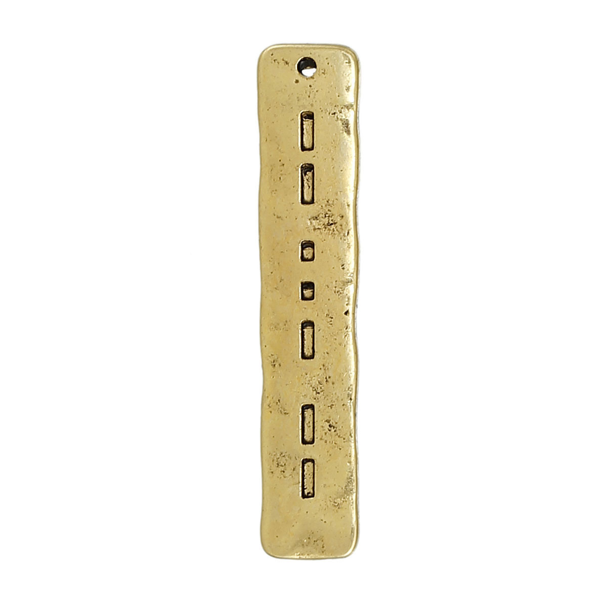 Charm message , tag, Mum morse code, Gold 