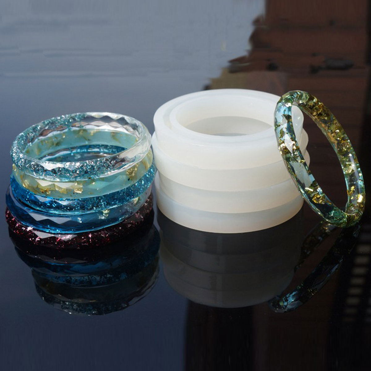 Silicone Resin Mold bracelet 7,4cm - 2