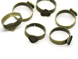 Justerbar Ring m hjärta