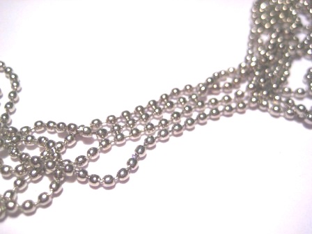 Kulkedja, platina 2mm, 1m