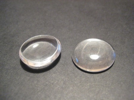 Cabochon i glas - Rund 22 mm - 3