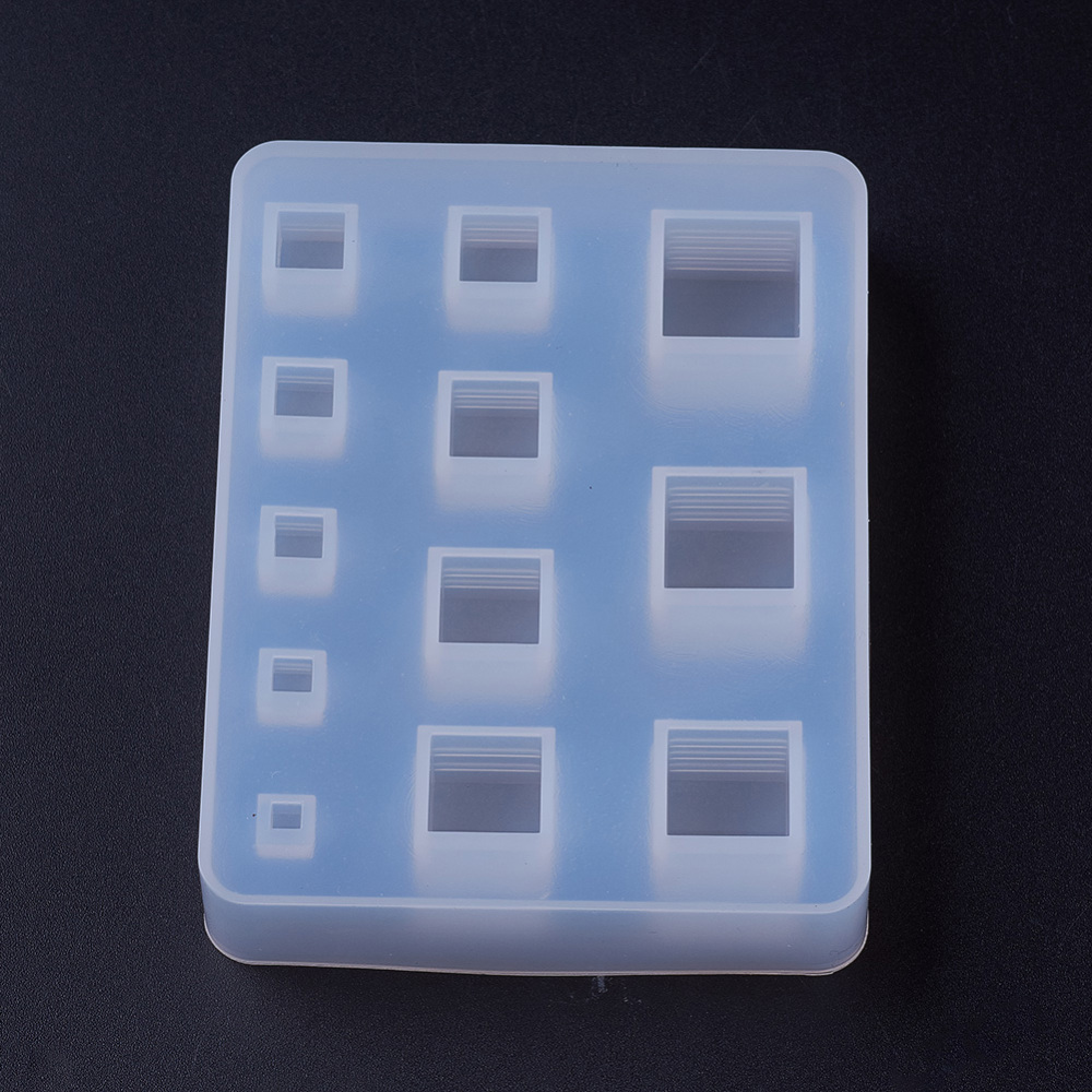 Silicone Resin Mold Cubes 3-14mm