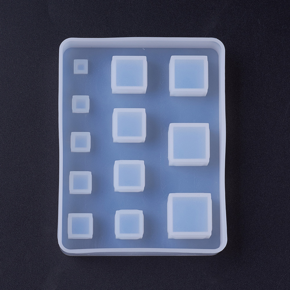 Silicone Resin Mold Cubes 3-14mm - 2
