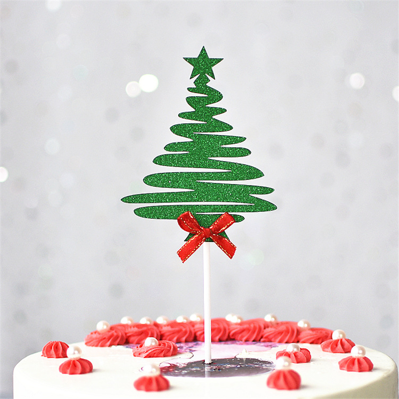 Cake Topper / Tårtdekoration i papp - Gran