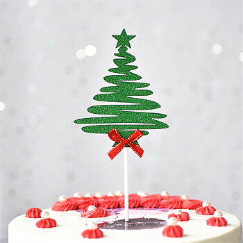 Cake Topper / Tårtdekoration i papp - Gran