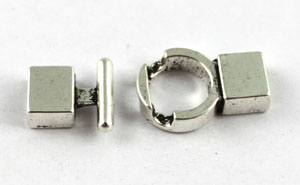 Haklås- ring ,till  6x2mm band - 3