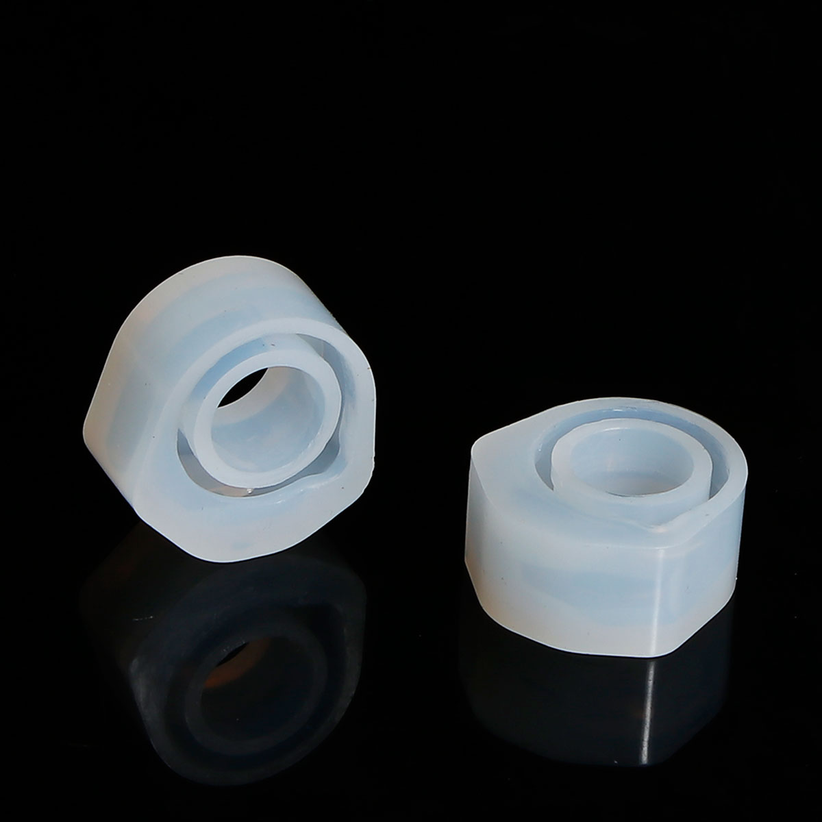 Gjutform  i silikon - Ring  17mm  Diamant - 2