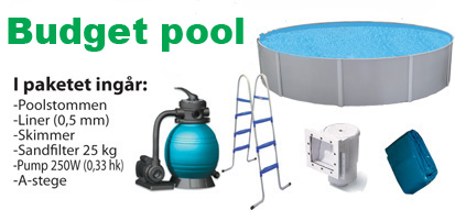 Budgetpool 1,22  6,1x4,5 m oval