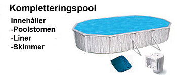 Kompletteringspool 9,1x4,5m  