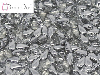 DropDuo Beads - Crystal Amber Full 3x6mm