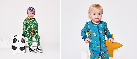 Colorful one-pieces for playful children | Villervalla®