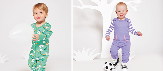 Colorful one-pieces for playful children | Villervalla®