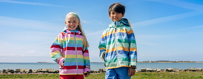 Shell wear for kids 0-12yr in differnt colors and patterns