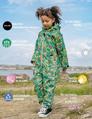 Guide shellclothes and outerwear for kids