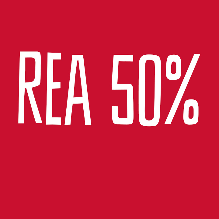 REA - 50% på allt! SHOPPA NU