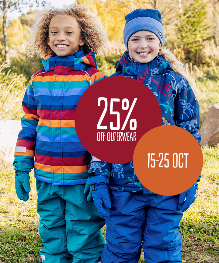 OFFER - 25% off outerwear SHOP NOW
