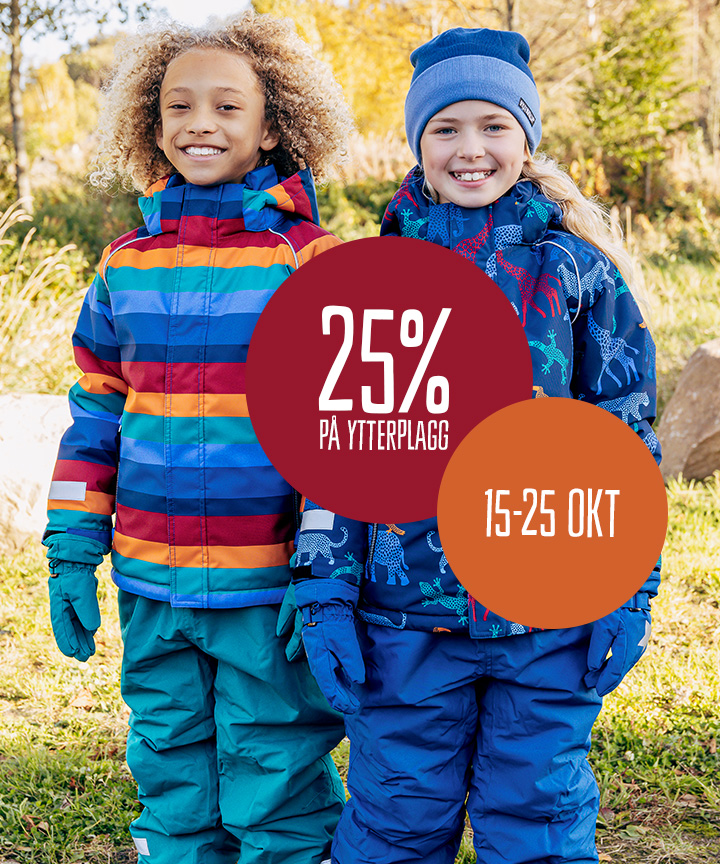 KAMPANJ - 25% på ytterplagg SHOPPA NU