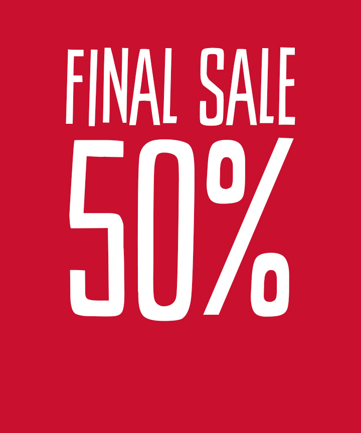 SALE - 50% off everything! SHOP NOW