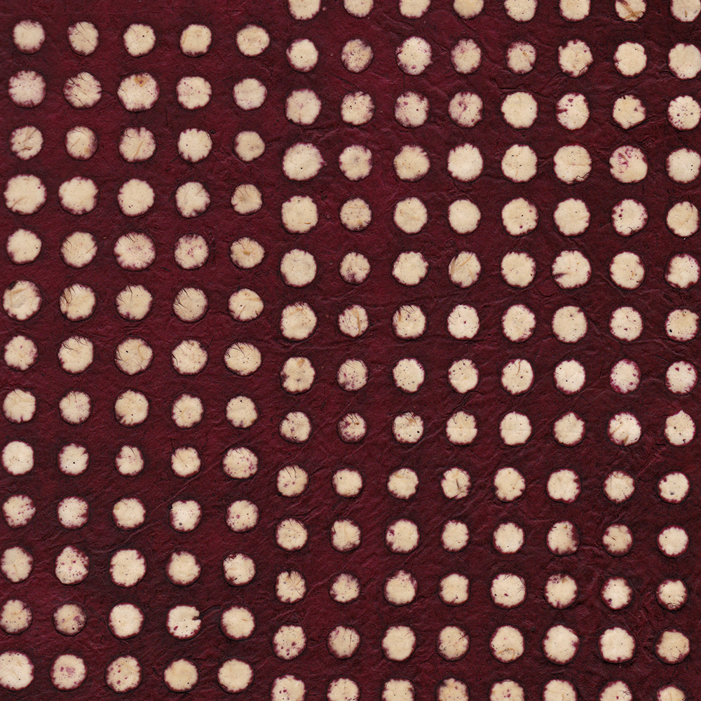 Batik with dots, poupre