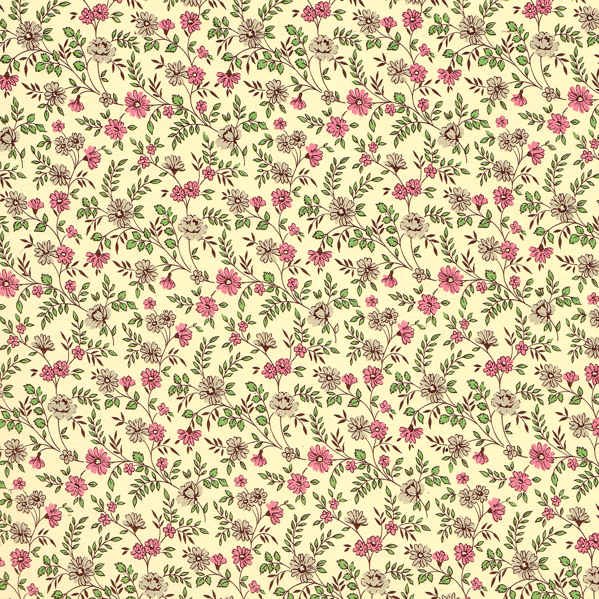 Kornblumen, grå & rosa