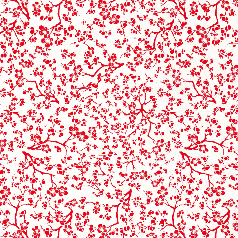 Blomträd, rött