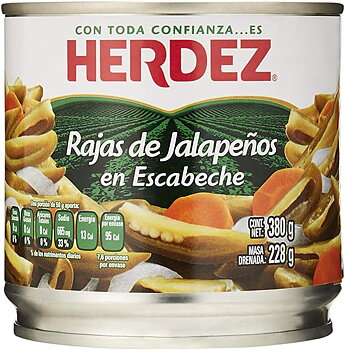 Herdez Jalapeno Rajas 360 gr.